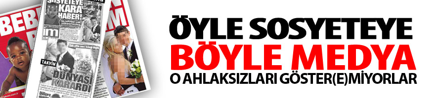 O Ahlaksızları Göster(e)miyorlar!
