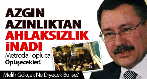 Metroda Topluca Öpüşecekler!
