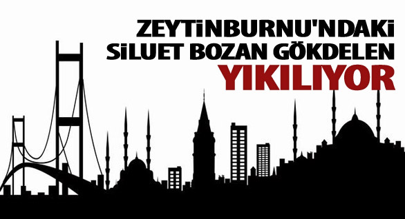 Zeytinburnu'ndaki Siluet Bozan Gökdelen Yıkılıyor