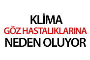 Klima göz hastalıklarına neden oluyor