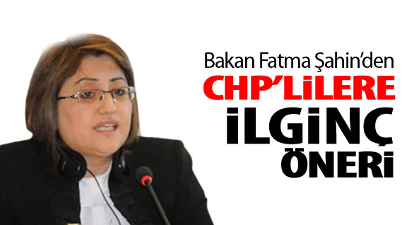 Şahin CHP'lilere Öyle Bir Yer Önerdi Ki