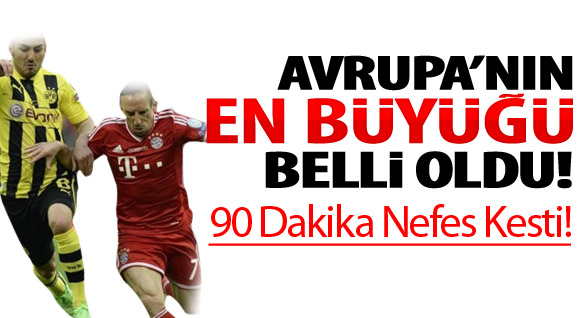 Şampiyon Ligi Şampiyonu Bayern Münih!