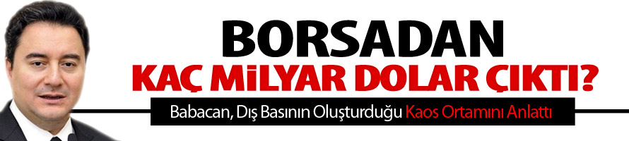 Borsadan Net 1,35 Milyar Dolar Çıktı!