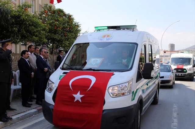 Jandarma Yüzbaşı Halil Özdemir'e son veda galerisi resim 5