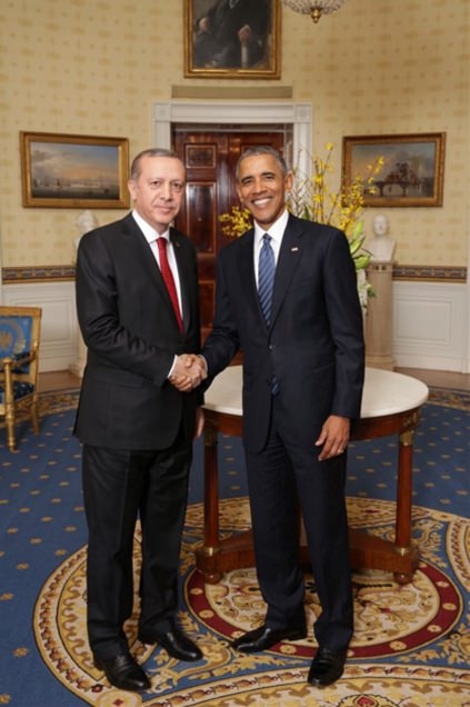 Erdoğan ile Obama Beyaz Saray'da görüştü galerisi resim 3