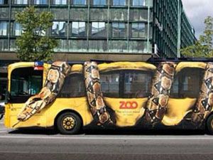 En şaşırtıcı otobüs reklamları