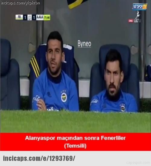 Fenerbahçe - Alanyaspor maçı capsleri galerisi resim 1