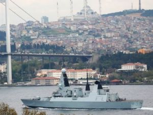 İngiliz savaş gemisi Karadeniz'e gitti