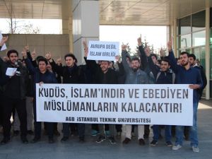 AGD'li üniversitelilerden Kudüs eylemi