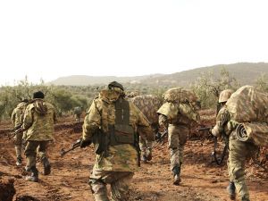 Afrin'den sıcak görüntü! Böyle ilerliyorlar