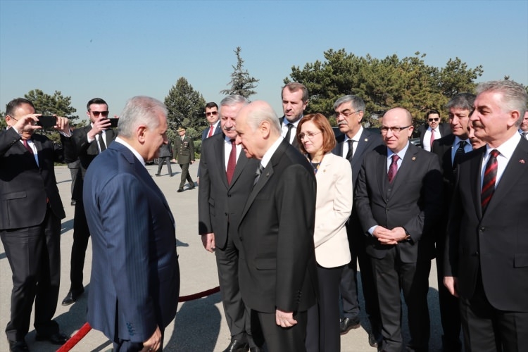 Anıtkabir'de düzenlenen törene bir tek onlar katılmadı galerisi resim 7