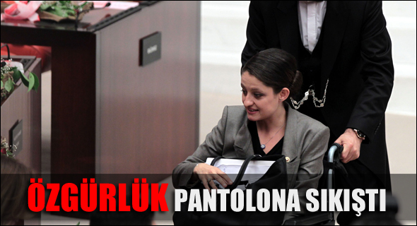 Özgürlük pantolona sığdı