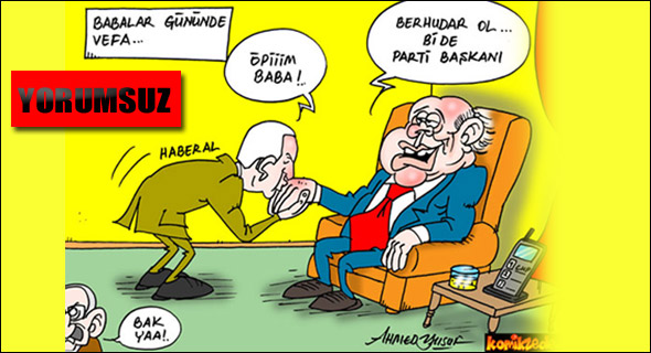 En "baba" karikatür