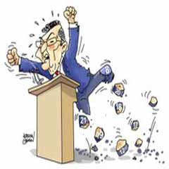 Baykal'ın eriyişinin karikatürü