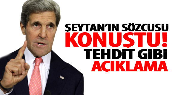 Kerry'den Tehdit Gibi Açıklama