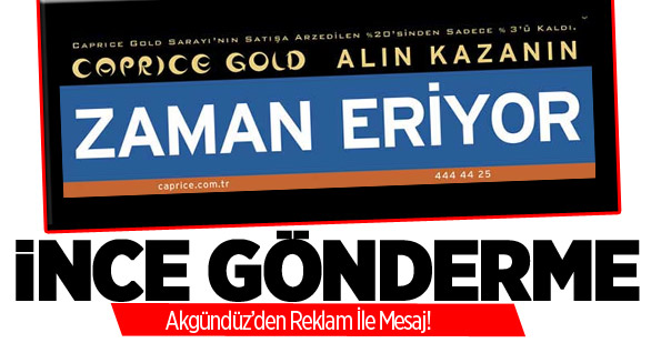 Fadıl Akgündüz'den Cemaate İnce Gönderme