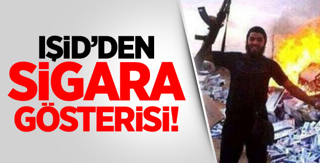 IŞİD'den Sigara Gösterisi!