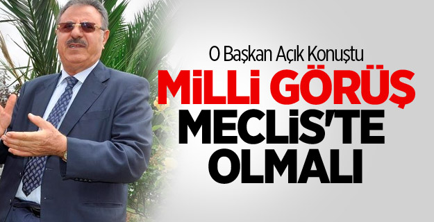 Saadet Partisi Mecliste Olmalı