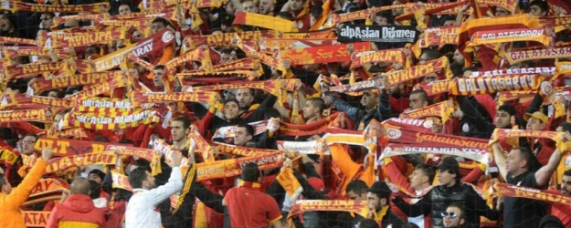 Galatasaray'a taraftar desteği