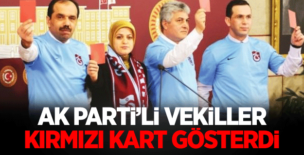 Trabzonlu Vekillerden TFF Ve MHK'ya Kırmızı Kart