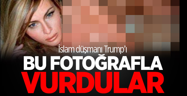İslam düşmanı Trump’ı bu foroğrafla vurdular!