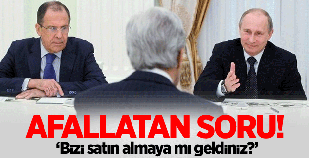Putin’den Kerry’ye afallatan soru