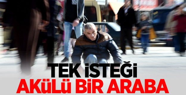 Tek isteği akülü bir araba!