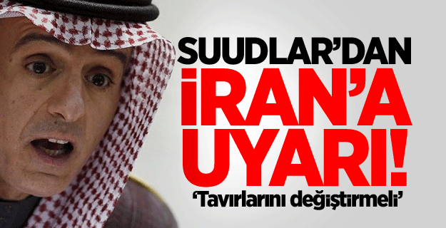 Suudi Arabistan'dan İran'ı uyardı