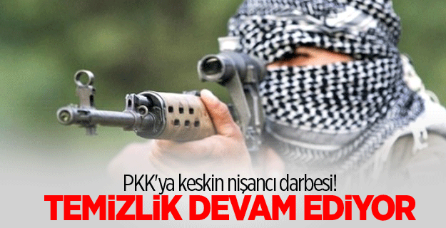 Yüksekova'da PKK'ya keskin nişancı darbesi!