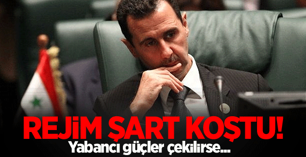 Esed rejimi şart koştu!
