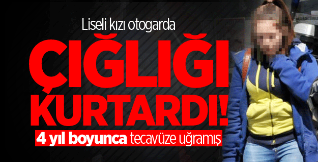 Genç kız son anda kurtarıldı