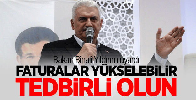 Binali Yıldırım 4.5G fatura uyarısı yaptı