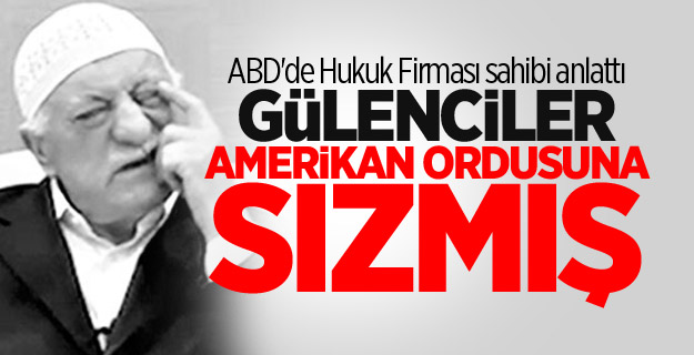 Gülenciler Amerikan Ordusuna Sızmış