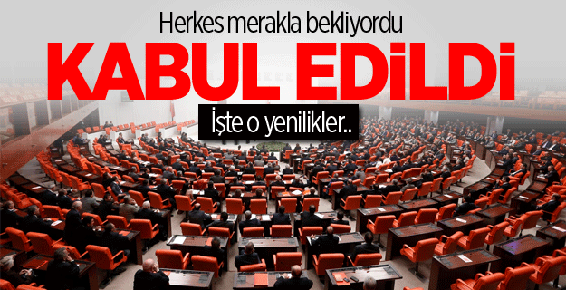 'Torba kanun' tasarısı kabul edildi