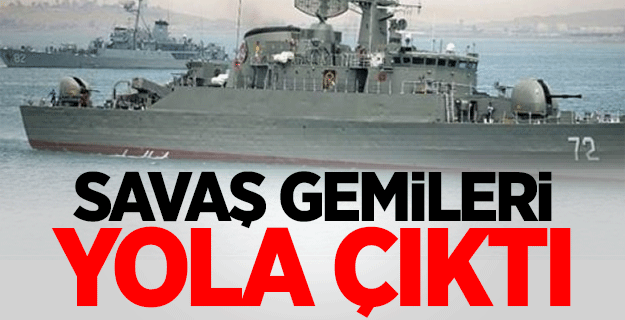 İran savaş gemilerini gönderdi
