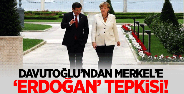 Davutoğlu, Merkel ile görüştü!