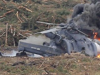Mısır'da askeri helikopter düştü