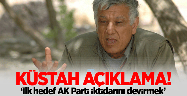 Cemil Bayık'tan küstah açıklamalar