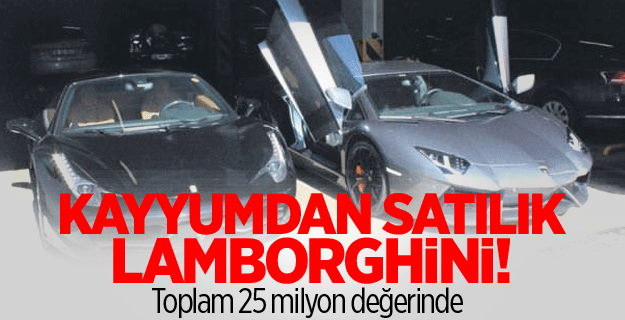 Kayyumdan satılık Lamborghini