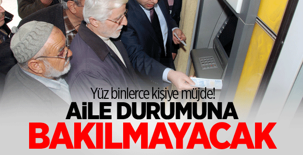 65 yaş aylığına başvuranlara müjde!