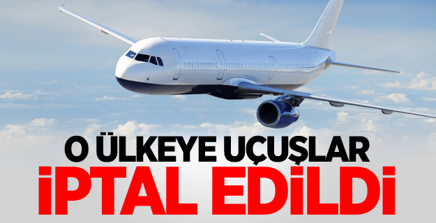 Yunanistan'a uçuşlar iptal edildi