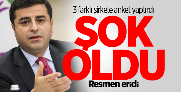 HDP üç farklı şirkete anket yaptırdı, şoke oldu!