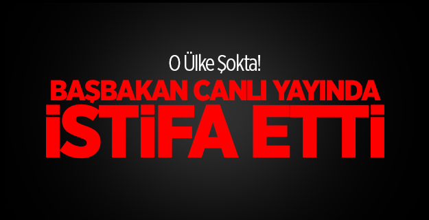 Ukrayna Başbakanı canlı yayında istifa etti
