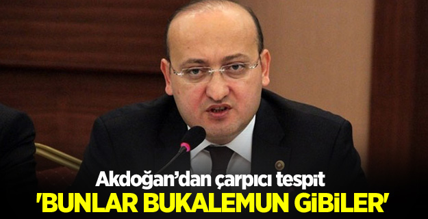 'Bunlar bukalemun gibiler'