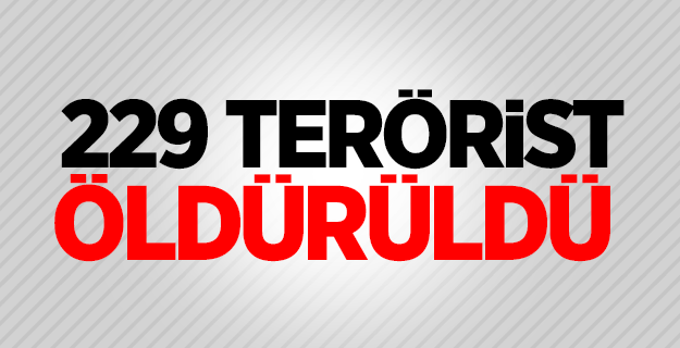Nusaybin'de 229 terörist öldürüldü