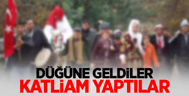 Düğünde silahlı baskın yaptılar: 1 ölü 5 yaralı