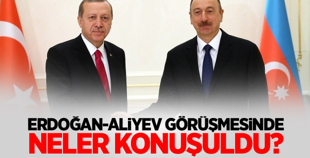 Erdoğan-Aliyev görüşmesinde neler konuşuldu?