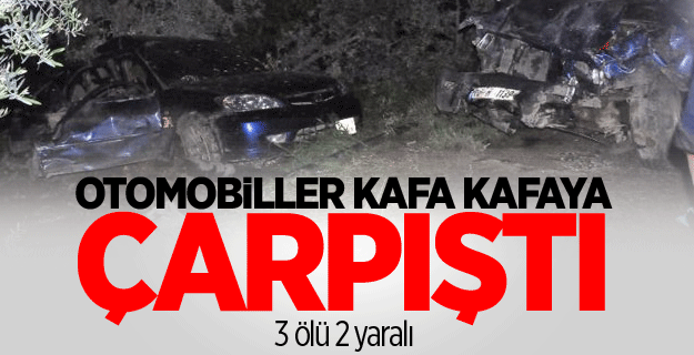 İznik'te feci kaza:3 ölü 2 yaralı