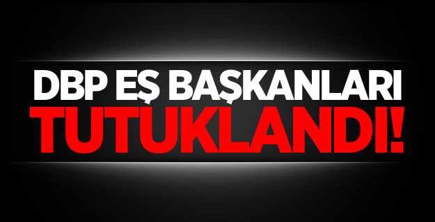 DBP Mardin Eş Başkanları tutuklandı!