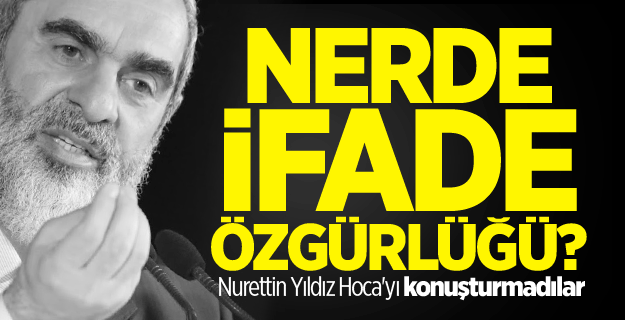 Edirne'de Nurettin Yıldız Hoca'yı konuşturmadılar